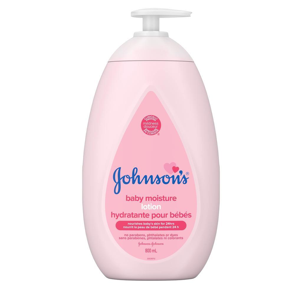JOHNSON’S® Baby Moisture Lotion, 800ml, Pump Bottle