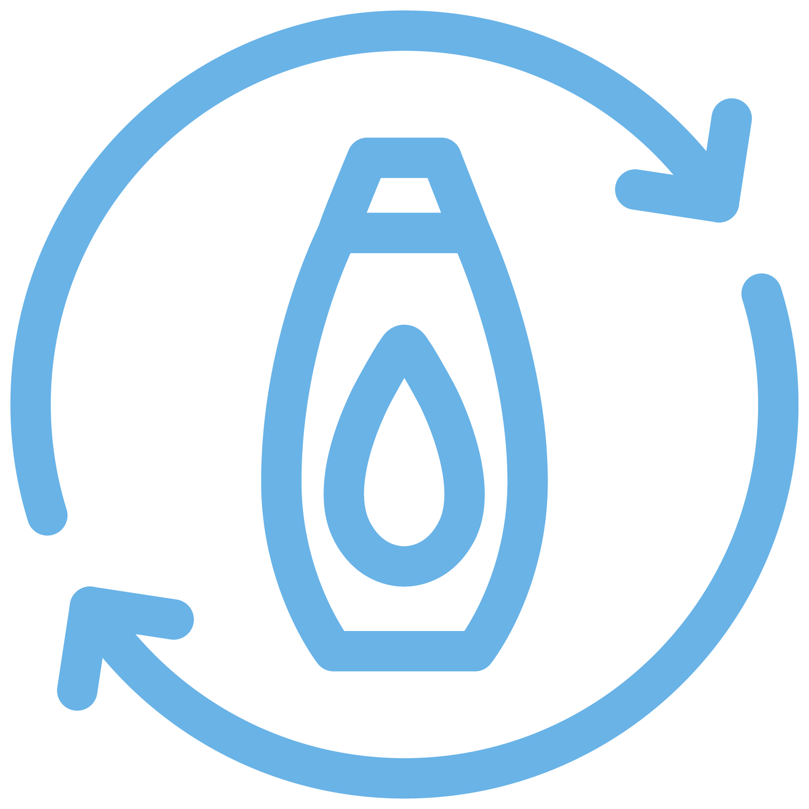 recycle bottle icon