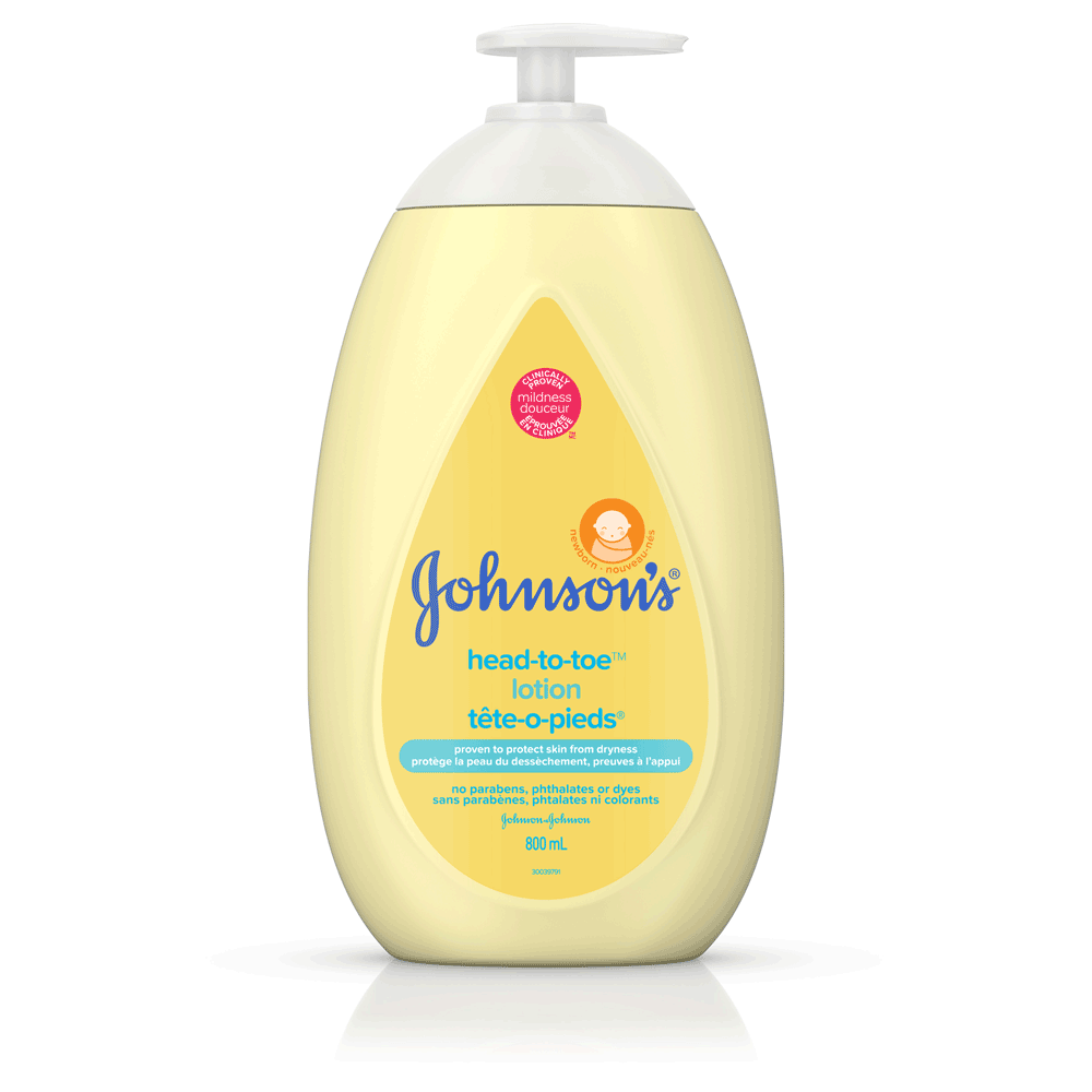 Johnson's® Head-To-Toe® Lotion bottle