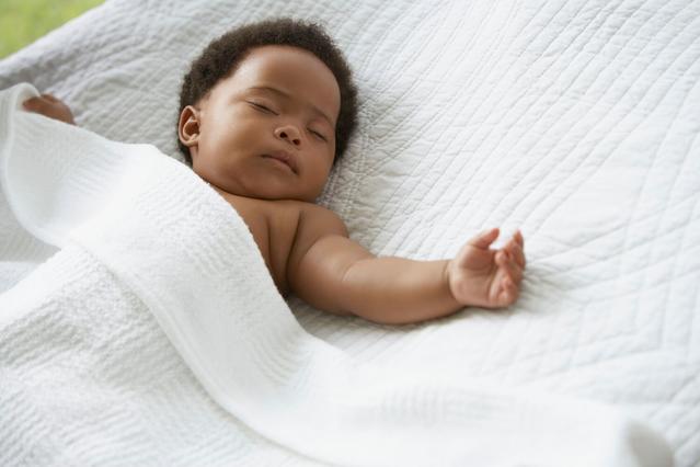 An image of a baby sleeping