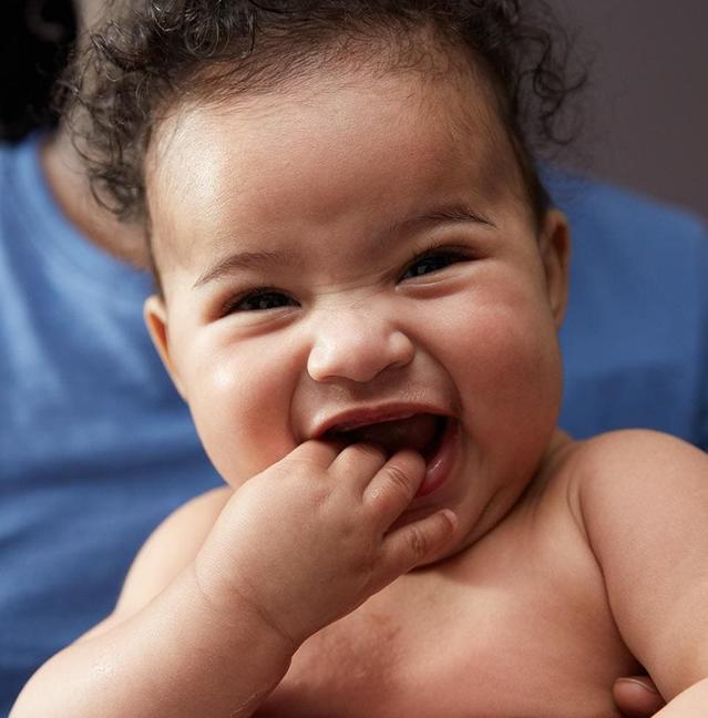 Baby Laughing While Teething