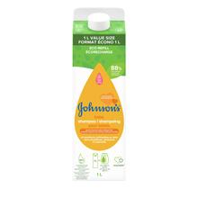 Front shot of JOHNSON’S® Baby Shampoo Eco Refill Pack 1L